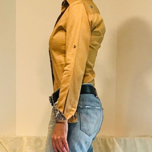 Jared Lang button down shirt with paisley cuffs - Picture 2 of 4